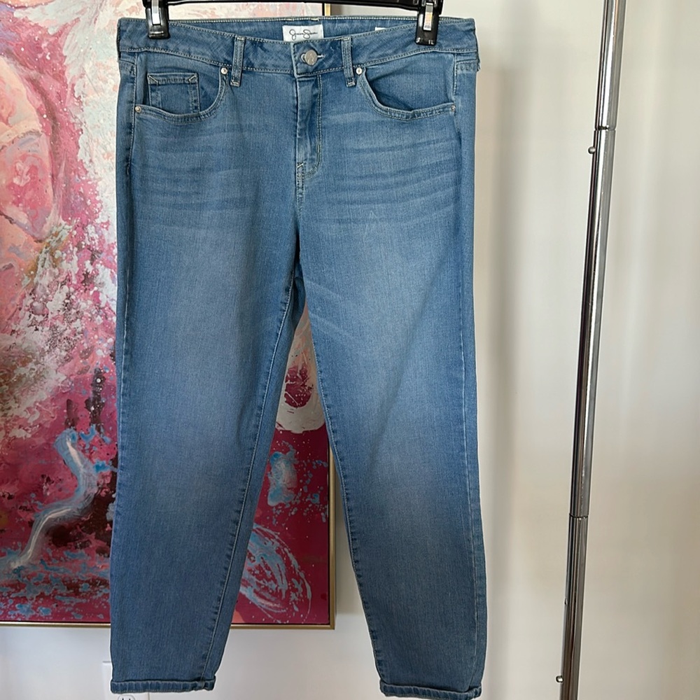 Jessica Simpson rolled crop skinny jean